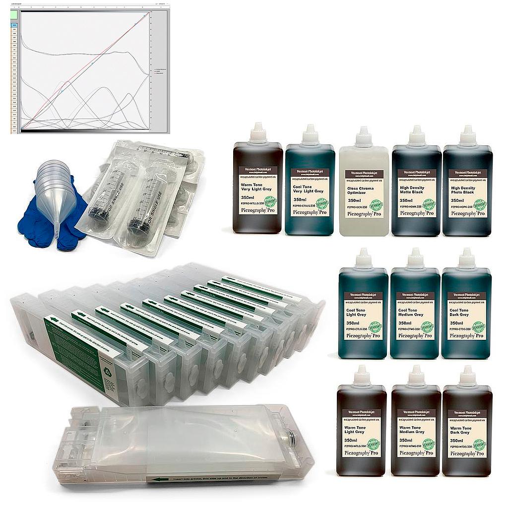 Piezography Black and White Ink for Inkjet Printers